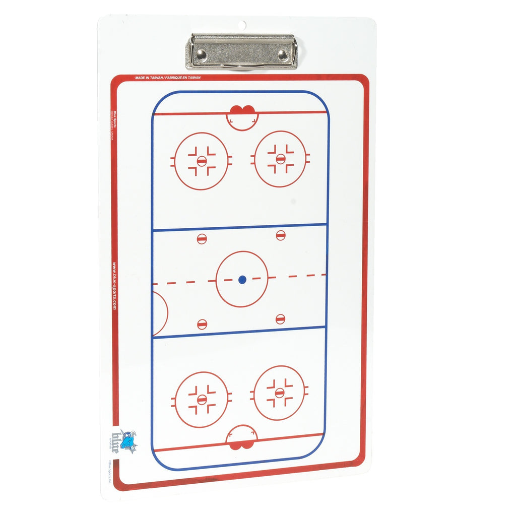 Hockey Dry Erase Board 10" x 16" Double Sided