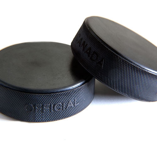 Non-Marking 6 oz Black Hockey Pucks