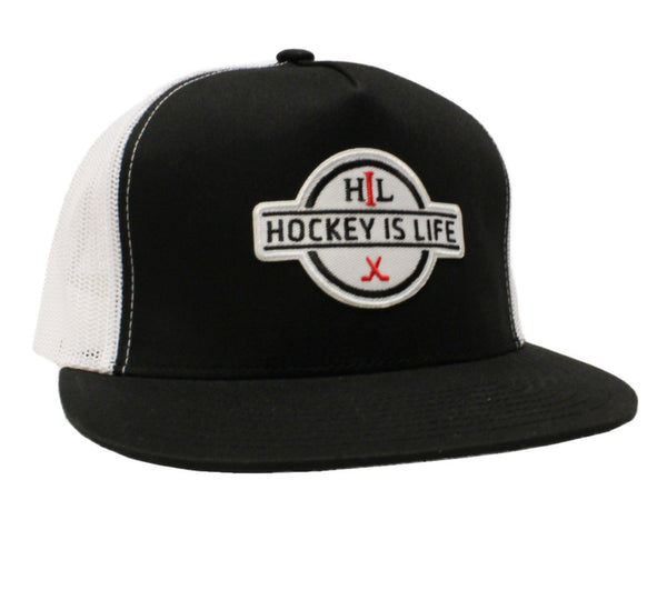 HIL Mesh Back Hat Black / White / Red