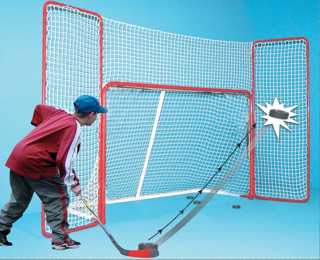EZ Goal 10' x 6' Hockey Net Backstop Shooting
